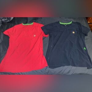 NWOT!!! 2 Women’s Carhartt Scrub Tops (SIZE MEDIUM!)